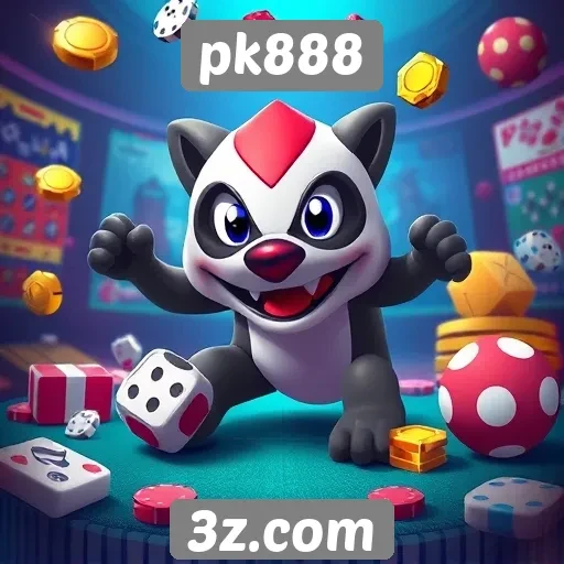 Variedade de jogos disponíveis na pk888